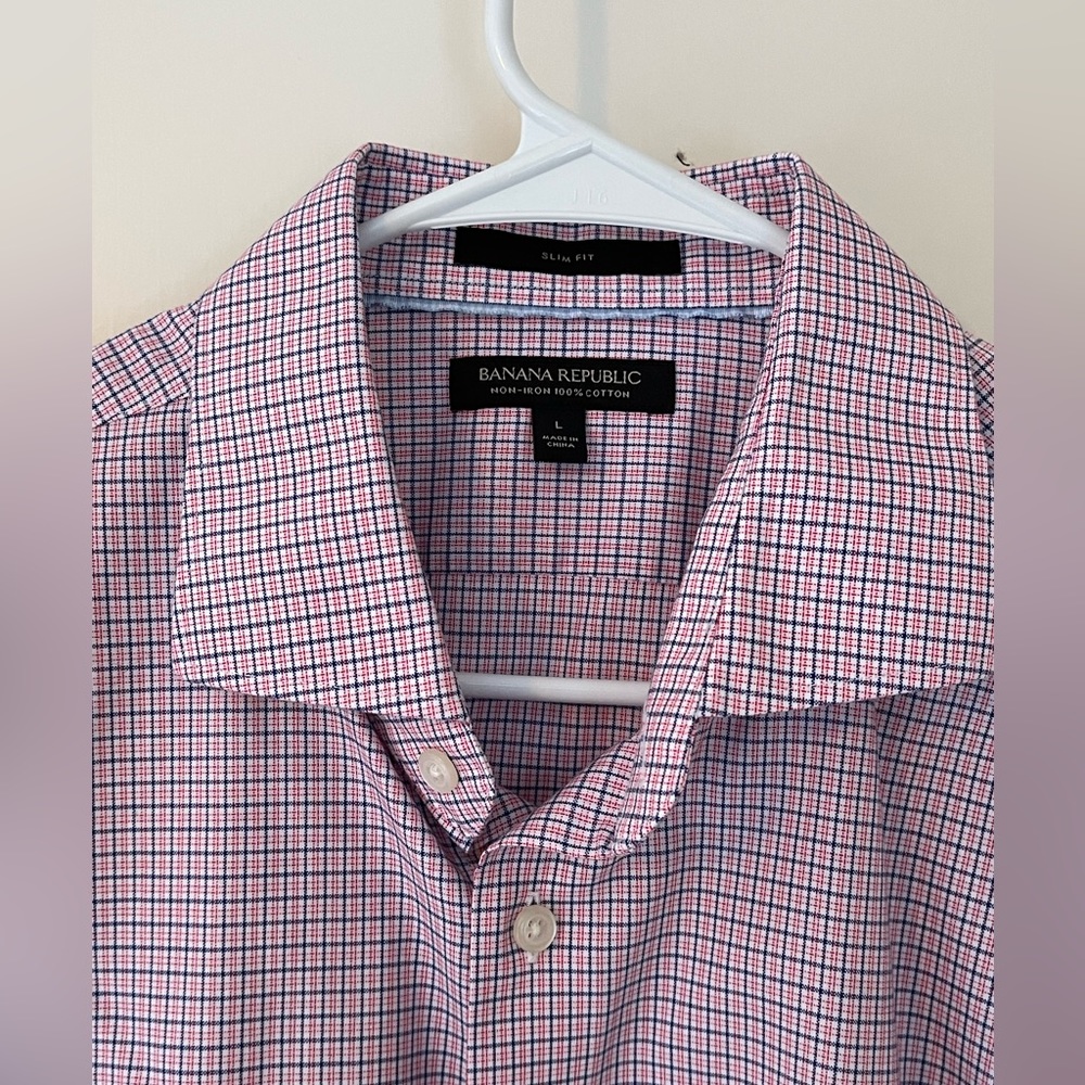 Large Banana Republic Long Sleeve Button Up - Slim Fit